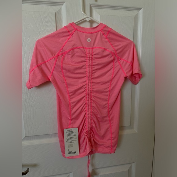NWT Lululemon One Love Rashguard in Wee Stripe Dune Flash - Picture 5 of 5